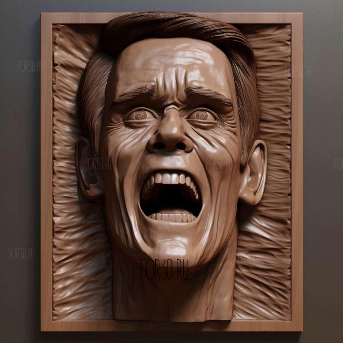 jim carrey 4 stl model for CNC